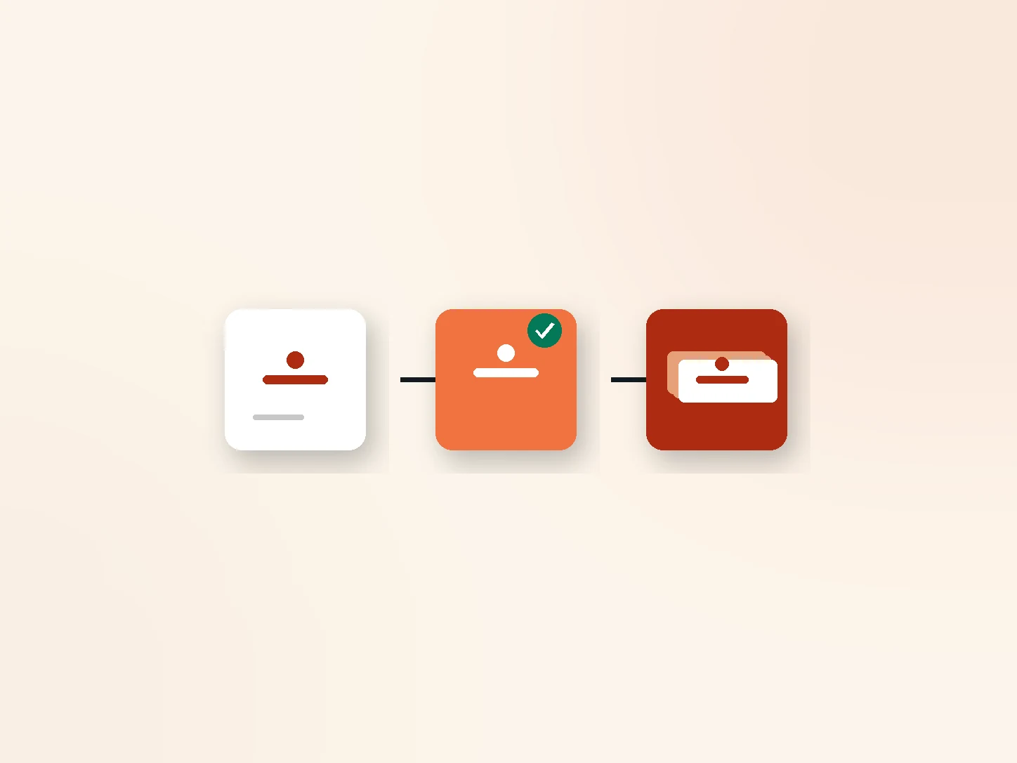 A step-by-step flow of ordering custom clothing labels