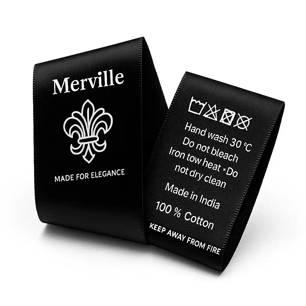 Front and Back Printed Labels