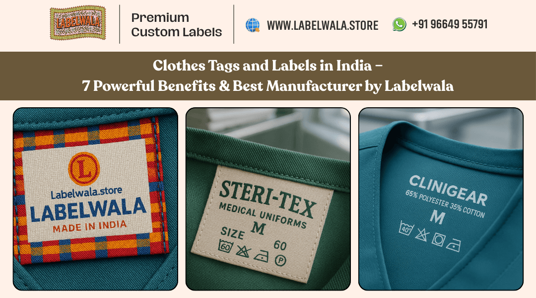 Clothes Tags and Labels in India – 7 Powerful Benefits & Best Manufacturer by Labelwala